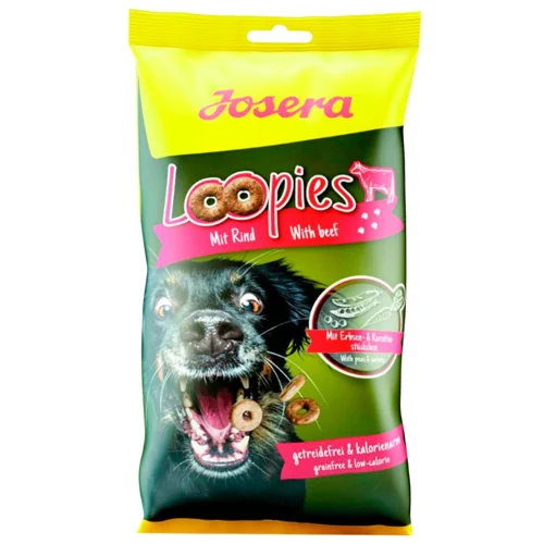 Ласощі для собак Josera Loopies з яловичиною 150г