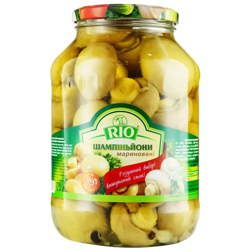 Шампінйони Rio мариновані 1,5л