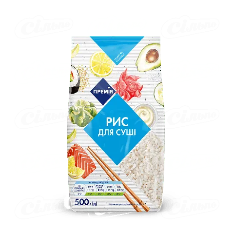 Рис «Премія»® для суші, 500г