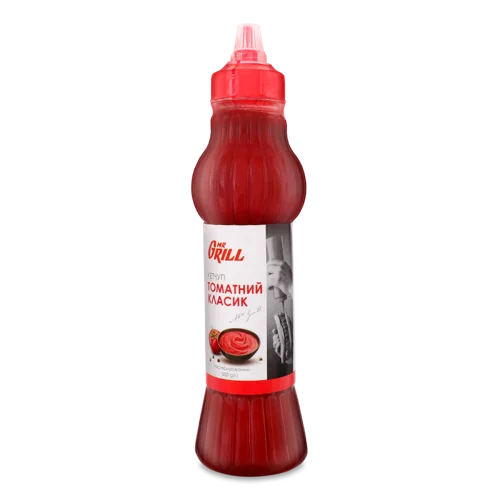 Кетчуп Томатний Пастеризований Mr.Grill, п/пл 500г