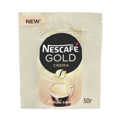 Кава розчинна Nescafe Gold Crema 50г х6