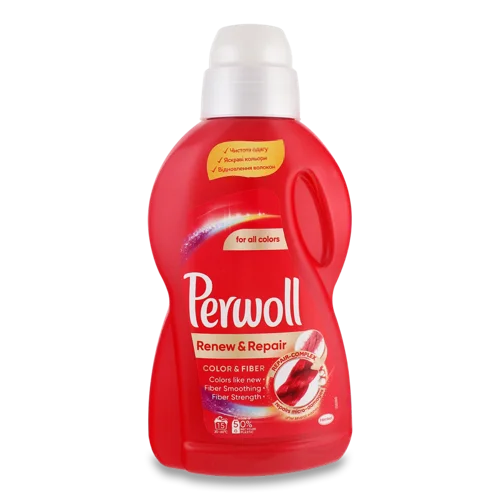 Засіб для Прання Колорових Речей Perwoll Color&Fiber Renew&Repair 900мл