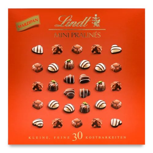 Шоколадні Цукерки Marzipan Mini Pralines, в/ґ, к/у 163г