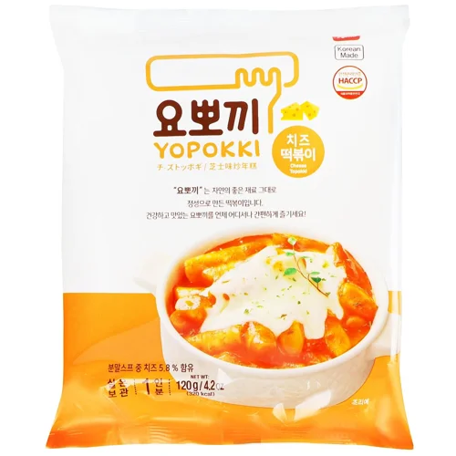 Токпокі Yopokki зі смаком сиру швидкого приготування 120г