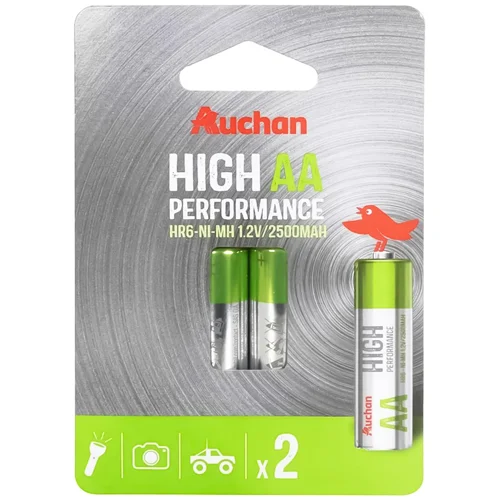 Акумулятори Auchan Premium 2500 АА 2шт
