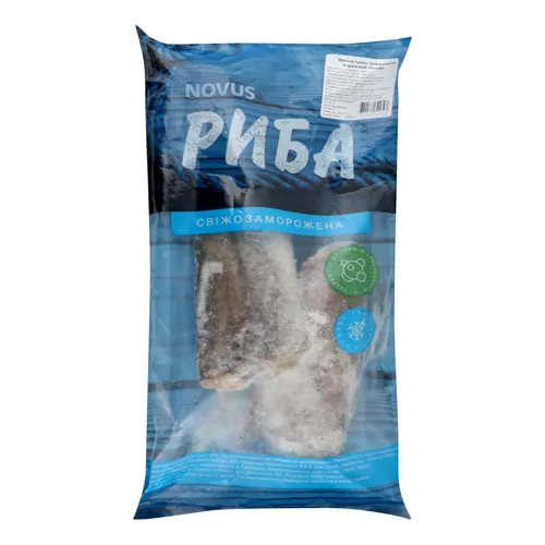 Мінтай тушка заморожена Novus м/у 900г