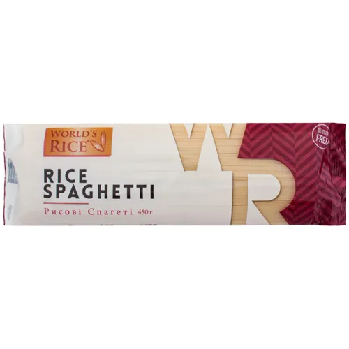 Спагеті World`s rice рисові 450г