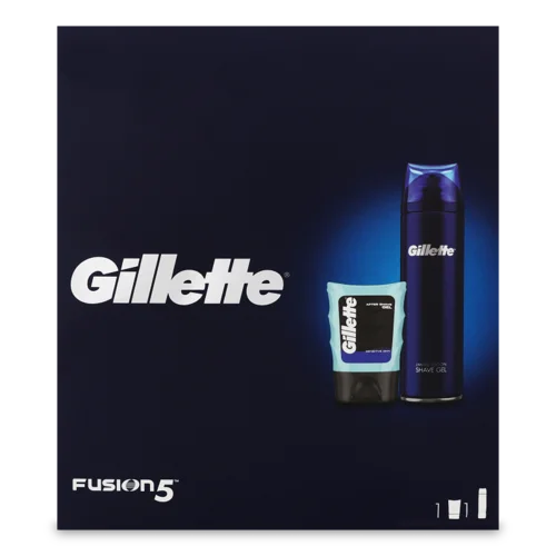 Гель для Гоління Sensitive Skin Gillette 200мл + Гель Після Гоління Sensitive Skin Gillette 75мл, набір