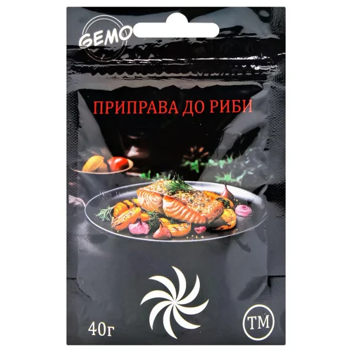 Приправа Gemo до риби 40г
