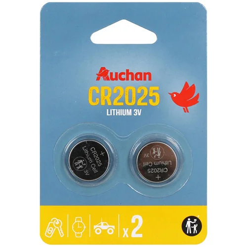 Батарейки Auchan Standart CR2025 2шт