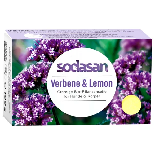 Крем-мило тверде Sodasan Verbena 100г