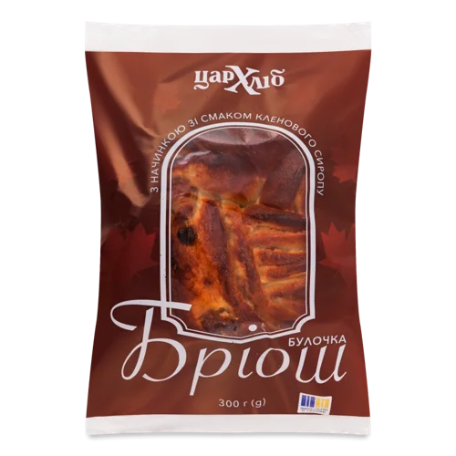 Булочка з Начинкою Зі Смаком Кленового Сиропу Брюш Цар Хліб М/у, 300г