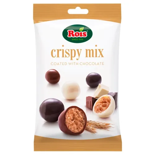 Кульки Rois хрусткі з пластівців в шоколаді 80г