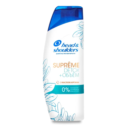 Шампунь Проти Лупи Supreme Detox з Олією Аргани, Head&Shoulders, 300мл