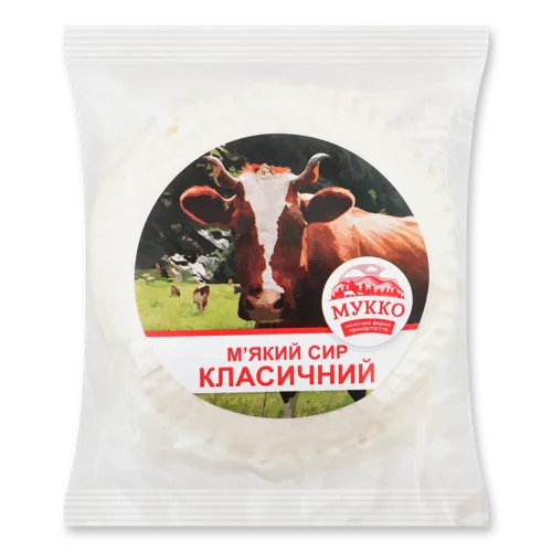 Сир М'який Класичний Мукко Вищого Ґатунку, 41.6%, кг