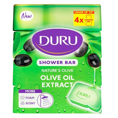 Мило тверде Duru Natural з екстрактом оливкової олії 4шт*150г