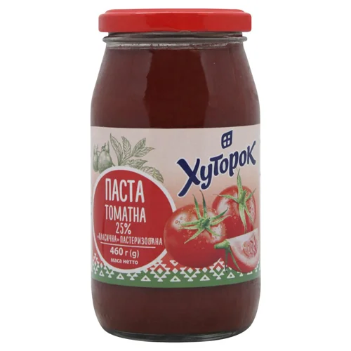 Паста томатна Хуторок 25% 460г