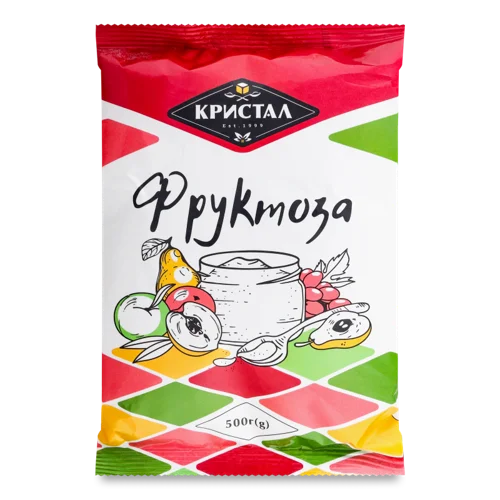 Фруктоза Кристал, Вищого Ґатунку, 500г