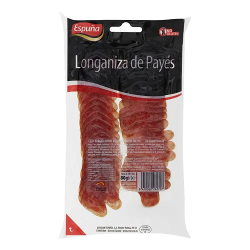 Ковбаса Longaniza de Payes Espuna сиров'ялена вищого ґатунку 80г
