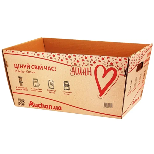 Гофрокоробка Auchan 440х280х232мм