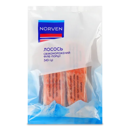 Лосось Філе-Порції Norven С/М В/К 340г