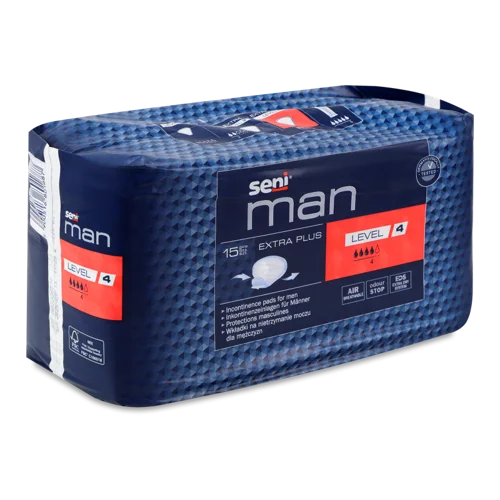 Урологічні Прокладки Level 4 Extra Plus Man, 15 шт, в/ґ