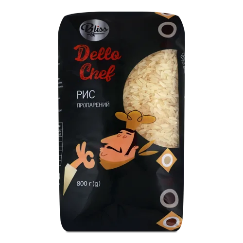 Рис Пропарений, Вищого Ґатунку, 800 Г