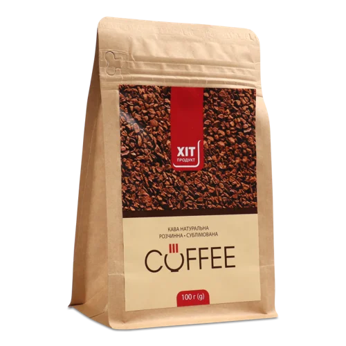 Кава Розчинна Натуральна Сублімована Coffee Хіт Продукт, 100г