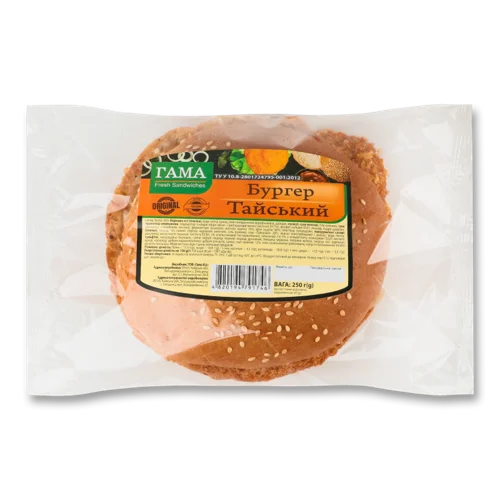 Бургер Тайський, В/ґ, Fresh Sandwiches, 250г