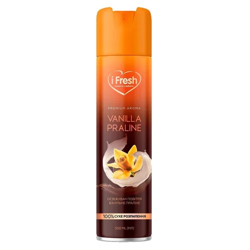 Освіжувач повітря аерозольний iFresh Premiim Aroma Ванільне праліне 300мл