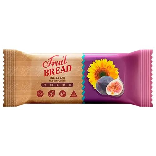 Батончик енергетичний Солодкий Світ Фруктовий хліб інжир-соняшник 60г