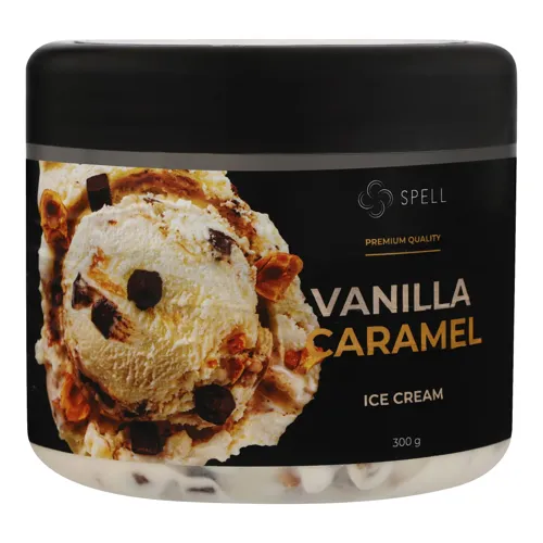 Морозиво вершкове Vanilla&Caramel Spell п/б 300г