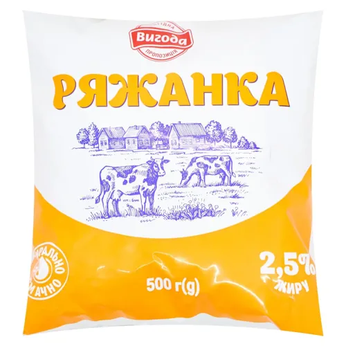 Ряжанка Вигода 2.5% 500г
