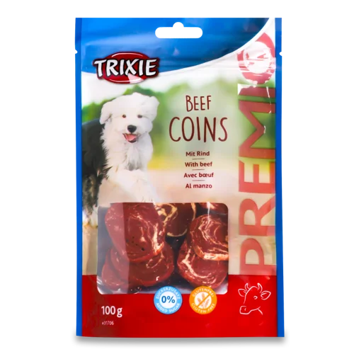 Ласощі Для Собак Beef Coins Тріксі В/ґ, 100г