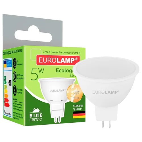 Лампа Eurolamp LED CL 5W GU5.3 4000K