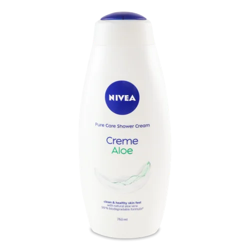 Гель-догляд для душу Creme Aloe Nivea, 750 мл