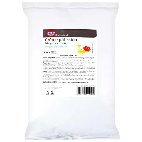 Суміш Dr.Oetker для заварного крему з ваніллю 1,1кг