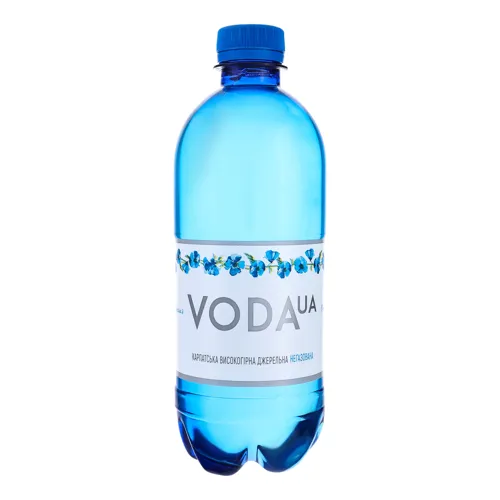 Вода мінеральна VodaUA негазована 0,5л