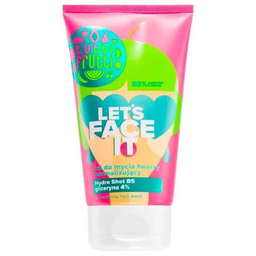 Гель для вмивання Farmona Tutti Frutti Let's Face It нормалізуючий з гліцерином 4% + Hydro Shot B5 150мл