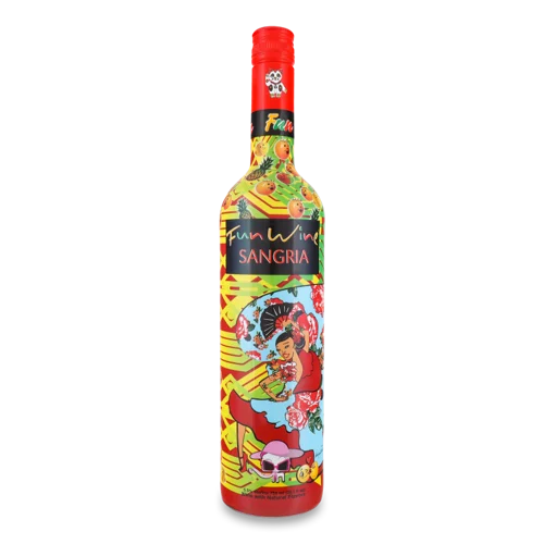 Напій Винний Газований Sangria Fun Wine, в/ґ, 0.75л, 5.5%
