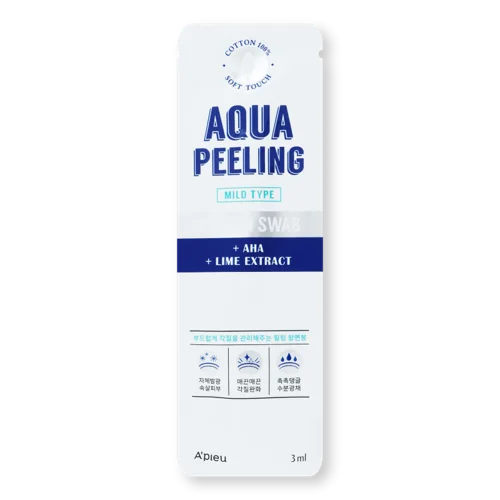 Пілінг для Обличчя Ватний, 3мл, Mild Type Aqua Pilling A'pieu, 1шт