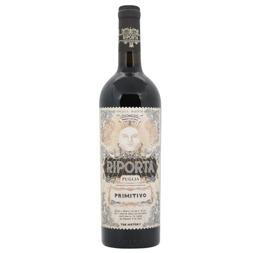 Вино Riporta Puglia Primitivo червоне сухе 13,5% 0,75л