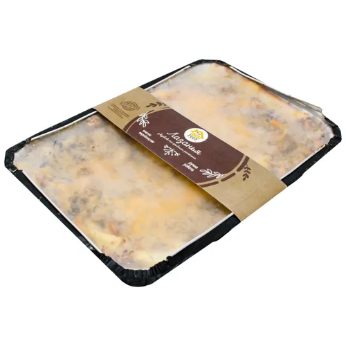 Лазанья The Local Food з куркою та грибами запечена свіжоморожена 800г