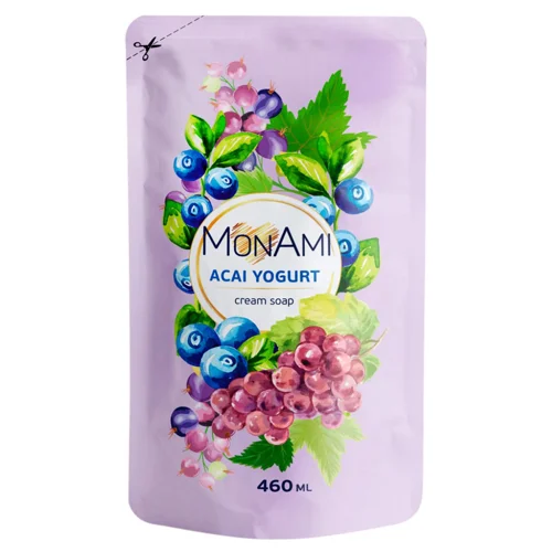 Крем-мило рідке MonAmi Acai yogurt 460мл