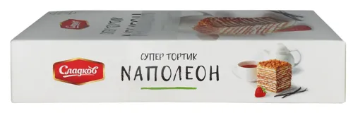 Торт Наполеон Сладков к/у 0.2кг