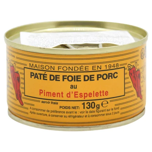 Паштет Lou Gascoun зі свинячої печінки з перцем Еспелет 130г