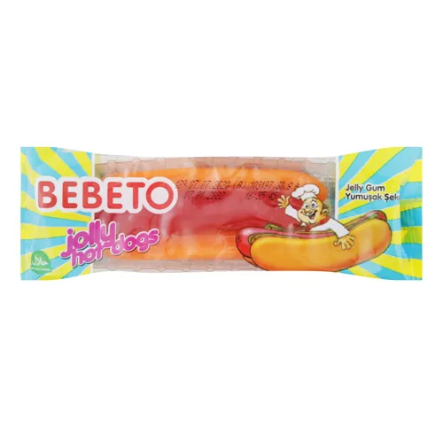 Мармелад жувальний «Jolly hot dogs» Bebeto 30г