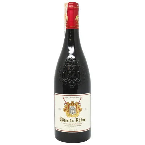 Вино Chatelain Valmont Cotes du Rhone червоне сухе 14% 0,75л