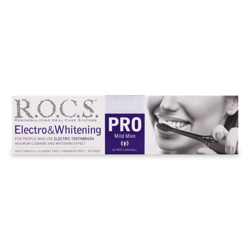 Зубна Паста Electro&Whitening Pro R.O.C.S., 135 г