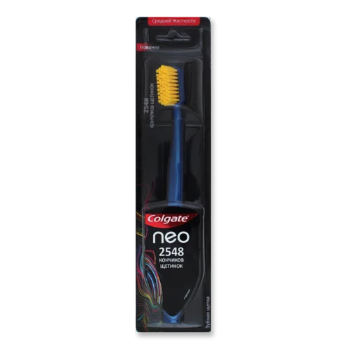 Зубна Щітка Середньої Жорсткості Neo Colgate, 2548 Кінчиків Щетинок, 1шт